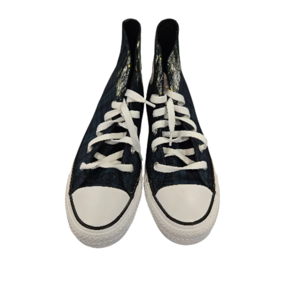 Converse Chuck Taylor Size 5 Youth Dragon Scale/navy/white Hi Top A09325F (Shelf